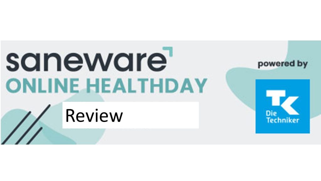 Review Saneware Online Healthday 2020